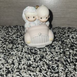 Vtg 1990 Precious Moments Our First Christmas Together Ornament, Married Wedding